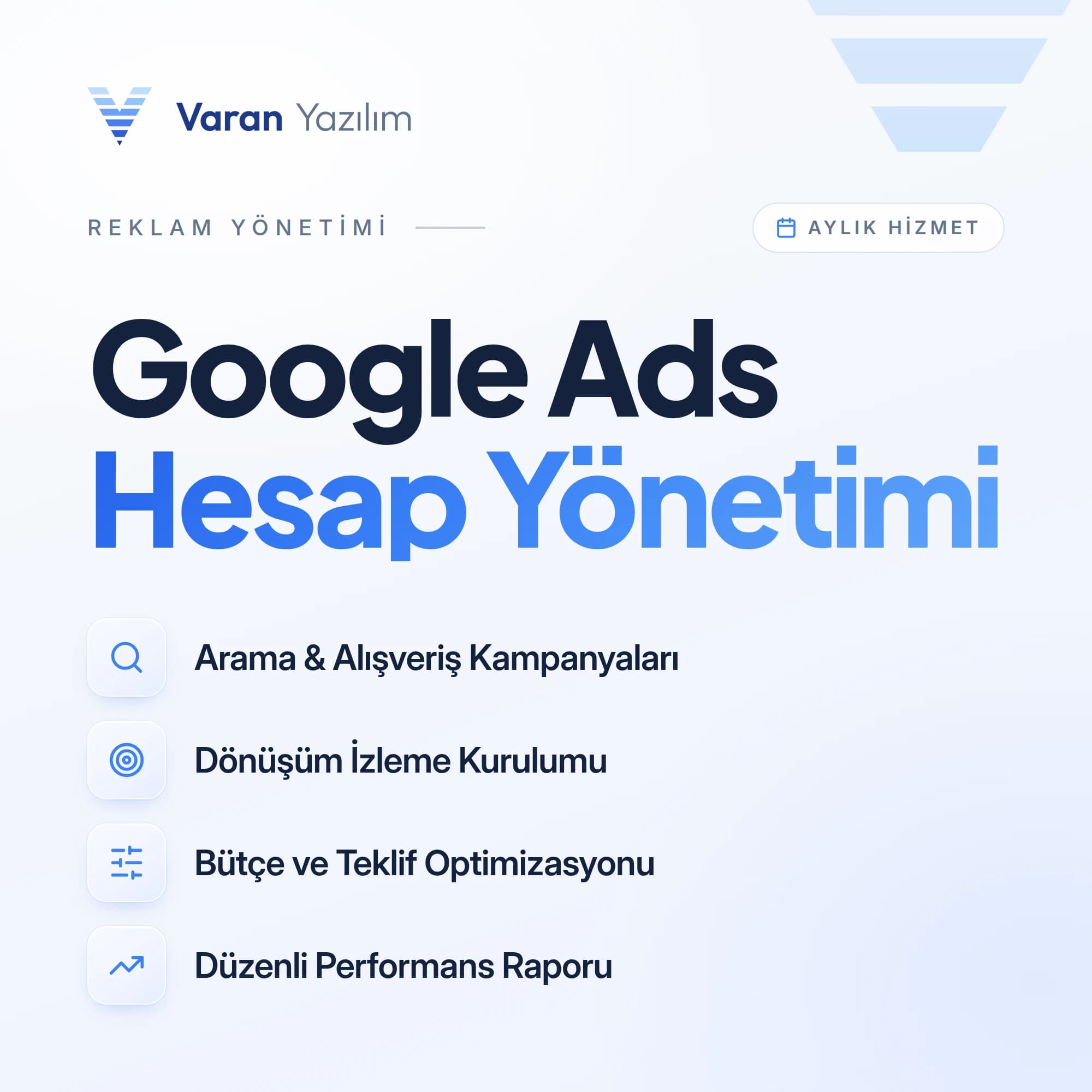 Google Ads Hesap Yönetimi