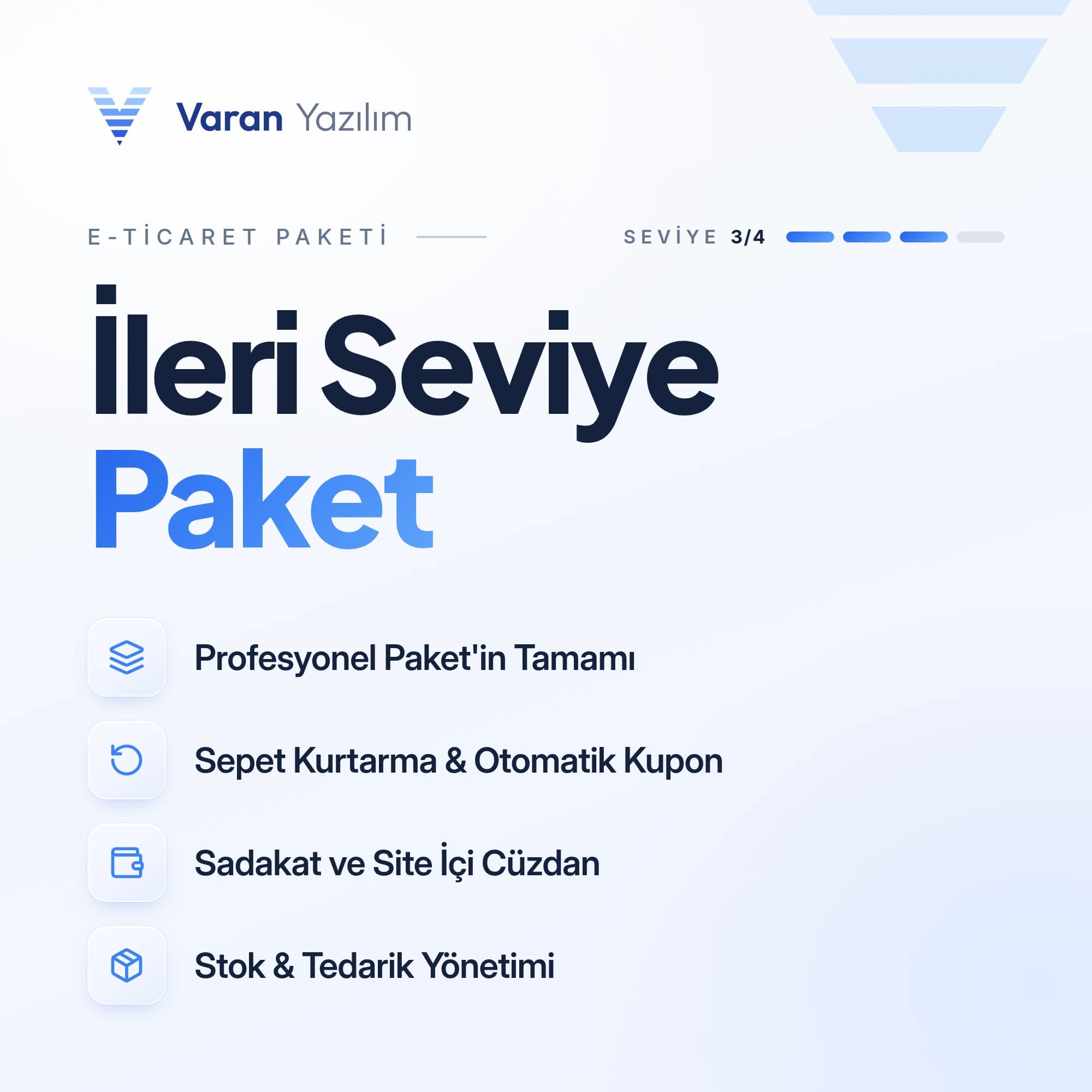 İleri Seviye Paket